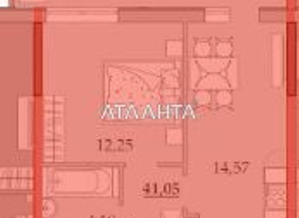 1-комнатная квартира по адресу ул. Вильямса ак. (площадь 41 м²) - Atlanta.ua - фото 16