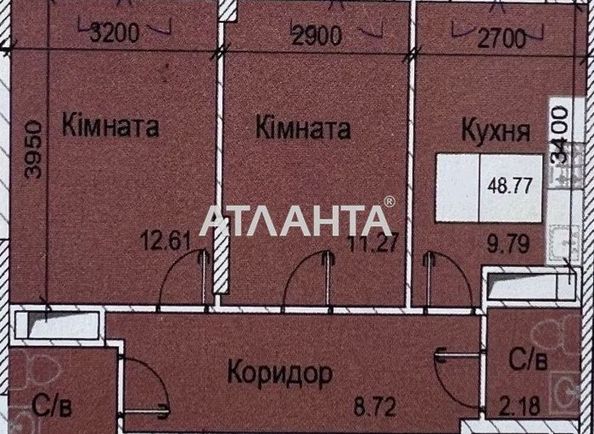2-rooms apartment apartment by the address st. Sakharova (area 48,8 m²) - Atlanta.ua - photo 8