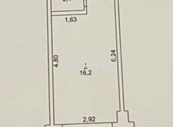 1-кімнатна квартира за адресою вул. Боровського Миколи (площа 18,6 м²) - Atlanta.ua - фото 11