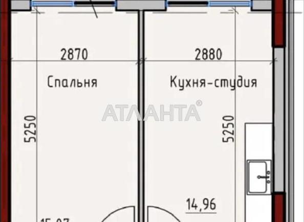1-room apartment apartment by the address st. Donskogo Dmitriya (area 41,8 m²) - Atlanta.ua - photo 8