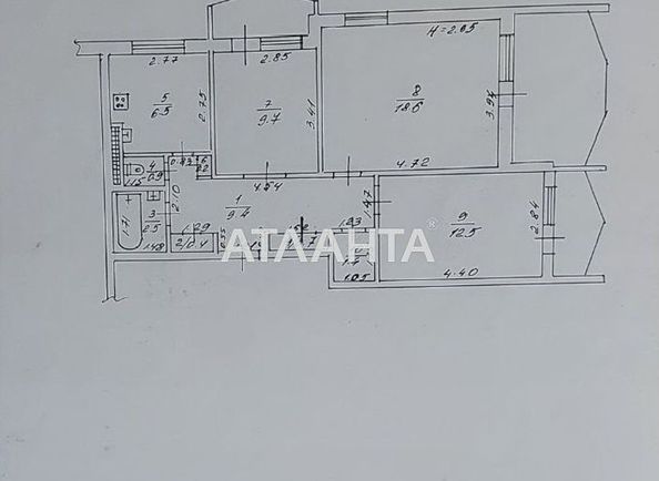 3-rooms apartment apartment by the address st. Glushko ak pr Dimitrova pr (area 71 m²) - Atlanta.ua - photo 12