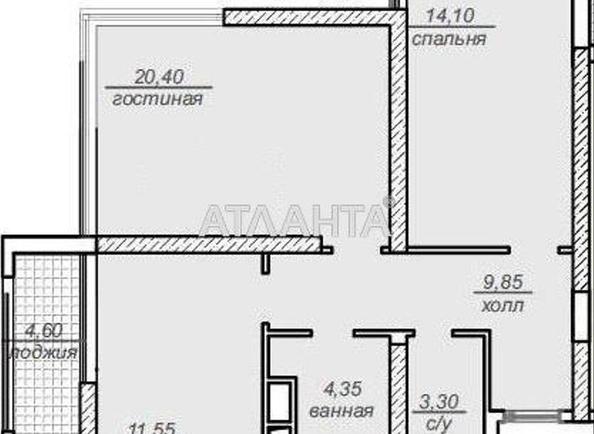 2-кімнатна квартира за адресою вул. Французький бульв. (площа 74 м²) - Atlanta.ua - фото 27