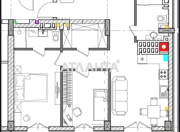 2-rooms apartment apartment by the address st. Morskaya (area 76 m²) - Atlanta.ua - photo 18