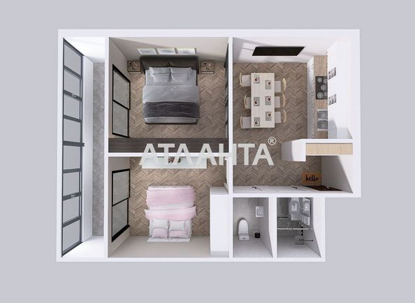 2-rooms apartment apartment (area 54 m²) - Atlanta.ua - photo 9