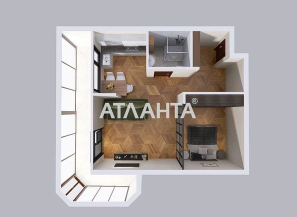 1-кімнатна квартира (площа 57 м²) - Atlanta.ua - фото 10