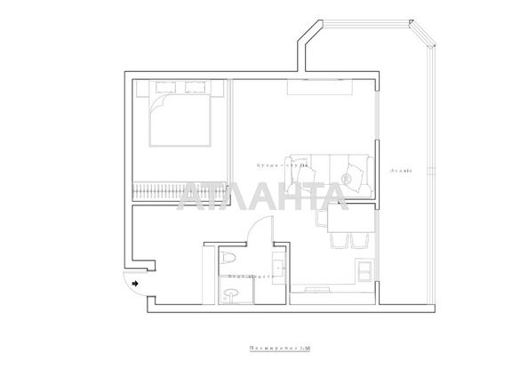 1-кімнатна квартира (площа 57 м²) - Atlanta.ua - фото 14