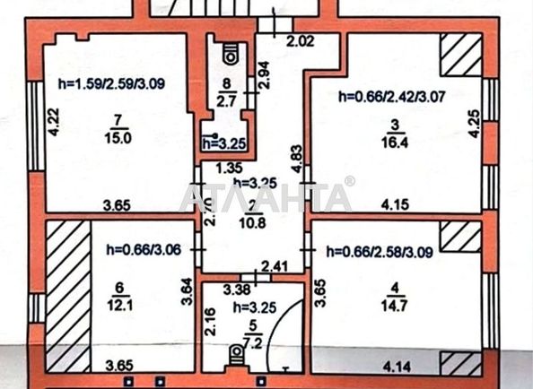 3-кімнатна квартира за адресою вул. Шевченка (площа 104 м²) - Atlanta.ua - фото 4