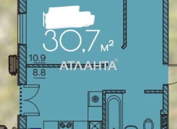 1-кімнатна квартира за адресою Люстдорфська дор. (площа 31 м²) - Atlanta.ua