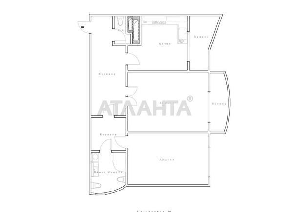 2-комнатная квартира по адресу Незалежності просп. (площадь 81 м²) - Atlanta.ua - фото 24