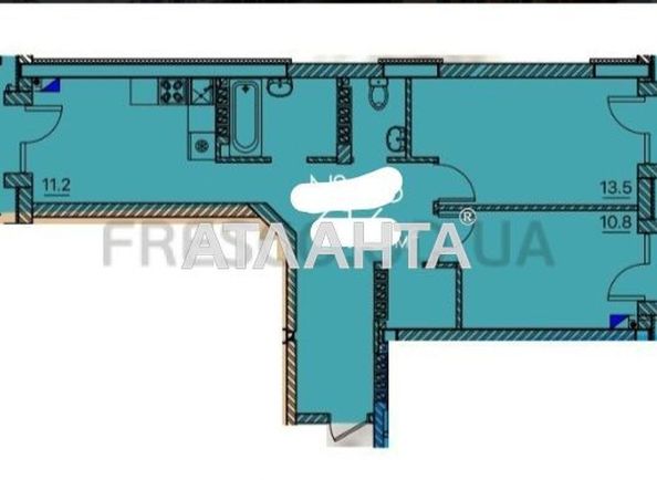 2-кімнатна квартира за адресою Люстдорфська дор. (площа 77,9 м²) - Atlanta.ua - фото 5