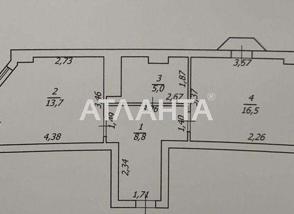 1-room apartment apartment by the address st. Protsenko (area 44 m²) - Atlanta.ua - photo 13