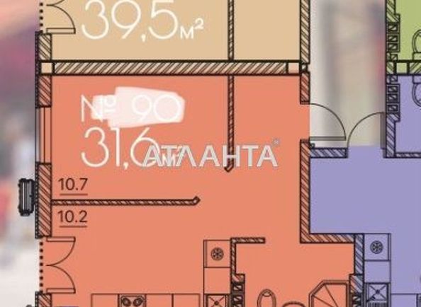 1-кімнатна квартира за адресою Люстдорфська дор. (площа 31,9 м²) - Atlanta.ua - фото 7