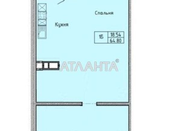 1-комнатная квартира по адресу Шевченко пр. (площадь 66,2 м²) - Atlanta.ua - фото 4