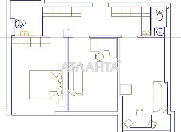 2-rooms apartment apartment by the address st. Marselskaya (area 67 m²) - Atlanta.ua - photo 17