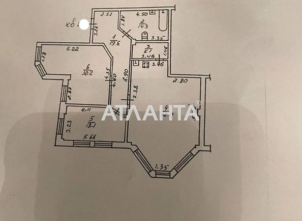 2-комнатная квартира по адресу Шевченко пр. (площадь 140 м²) - Atlanta.ua - фото 24