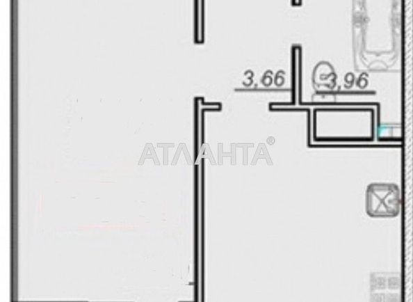 1-комнатная квартира по адресу ул. Сахарова (площадь 46 м²) - Atlanta.ua - фото 7