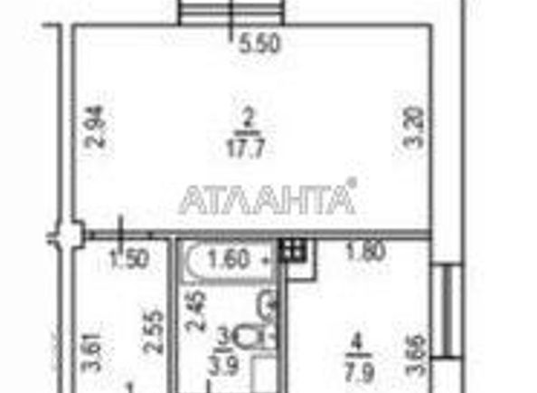 1-room apartment apartment by the address st. Tulskaya (area 38,7 m²) - Atlanta.ua - photo 9