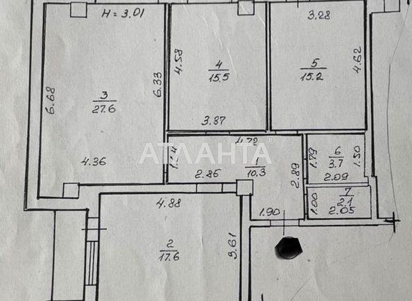 3-rooms apartment apartment by the address st. Pishonovskaya (area 96,7 m²) - Atlanta.ua - photo 10