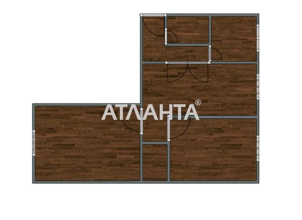 3-кімнатна квартира за адресою вул. Василя Порика (площа 56,9 м²) - Atlanta.ua - фото 8