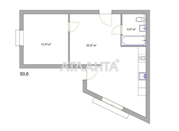 3-комнатная квартира по адресу Новообуховское шоссе (площадь 93,6 м²) - Atlanta.ua - фото 11