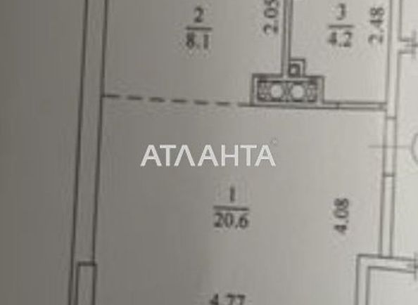 1-room apartment apartment by the address st. Shkolnaya (area 33 m²) - Atlanta.ua - photo 5