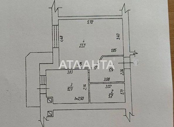 3-кімнатна квартира за адресою вул. Волошкова (площа 85,3 м²) - Atlanta.ua - фото 13