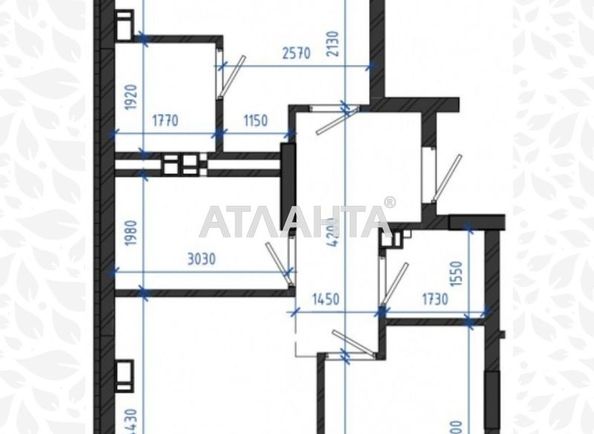 2-кімнатна квартира за адресою вул. Чехова (площа 65,8 м²) - Atlanta.ua - фото 5