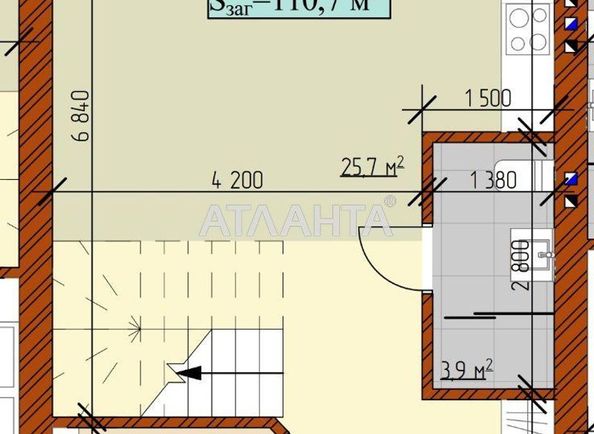 House by the address st. Yubileynaya Novaya (area 110 m²) - Atlanta.ua - photo 6