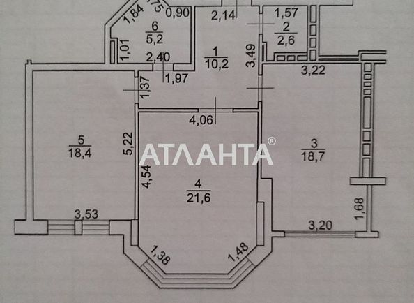 2-rooms apartment apartment by the address st. Parusnaya Geroev Stalingrada (area 76 m²) - Atlanta.ua - photo 5