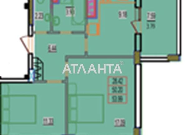 2-комнатная квартира по адресу ул. Строительная (площадь 60 м²) - Atlanta.ua - фото 7