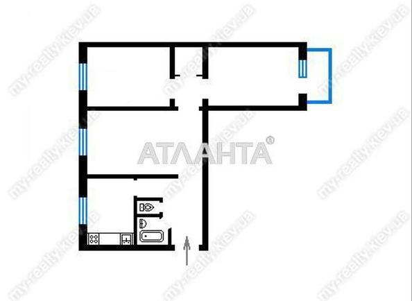 3-кімнатна квартира за адресою вул. Бориславська (площа 74 м²) - Atlanta.ua - фото 25