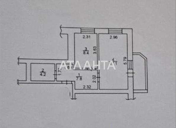 1-комнатная квартира по адресу ул. Единства (площадь 39 м²) - Atlanta.ua - фото 14