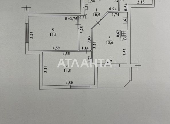 2-кімнатна квартира за адресою вул. Райдужний м-н (площа 63,9 м²) - Atlanta.ua - фото 19