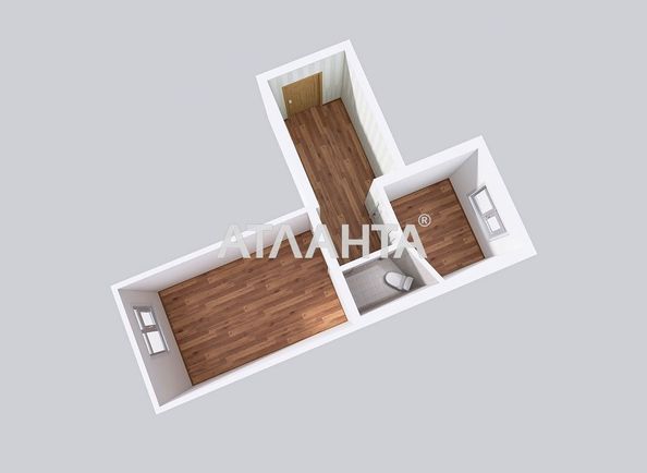 1-room apartment apartment by the address st. Kustanayskaya (area 26 m²) - Atlanta.ua - photo 9