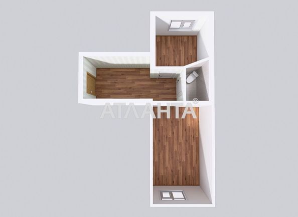 1-room apartment apartment by the address st. Kustanayskaya (area 26 m²) - Atlanta.ua - photo 11