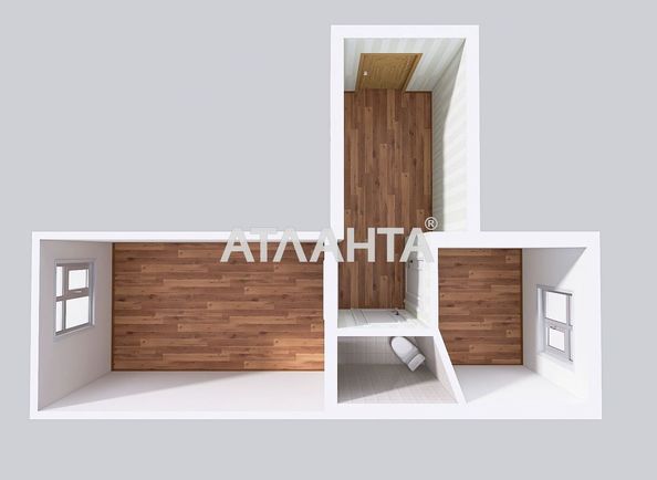 1-room apartment apartment by the address st. Kustanayskaya (area 26 m²) - Atlanta.ua - photo 12