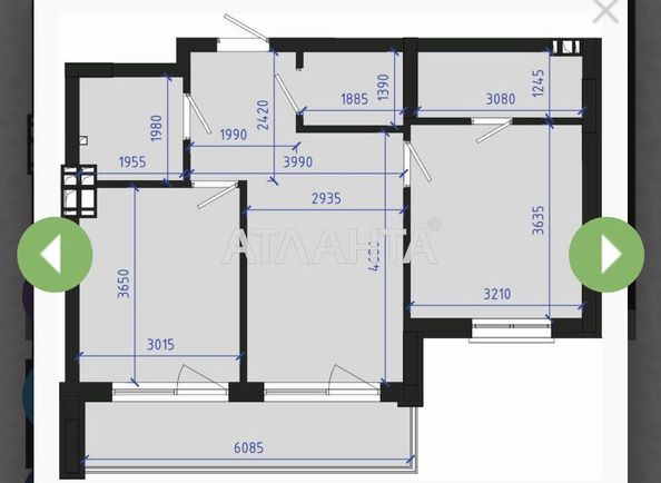 2-кімнатна квартира за адресою вул. Чехова (площа 52 м²) - Atlanta.ua - фото 14