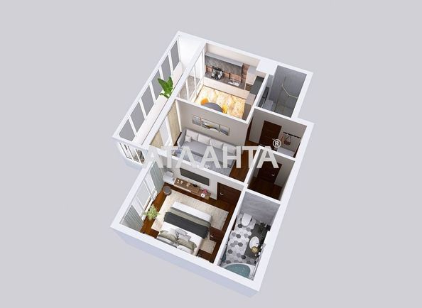2-кімнатна квартира за адресою вул. Чехова (площа 52 м²) - Atlanta.ua - фото 19