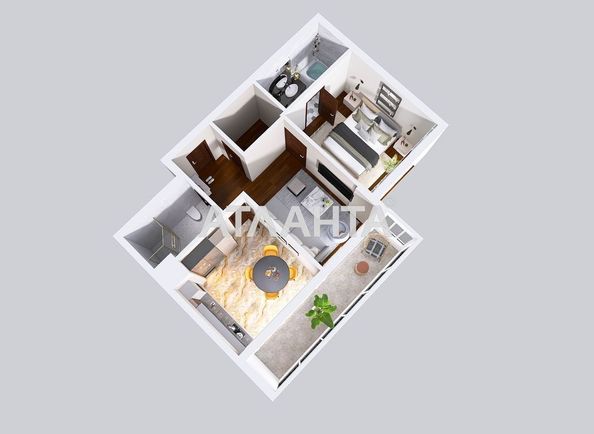 2-кімнатна квартира за адресою вул. Чехова (площа 52 м²) - Atlanta.ua - фото 21