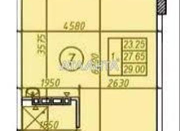 1-комнатная квартира по адресу Шевченко пр. (площадь 29 м²) 1-комнатная квартира по адресу Шевченко пр. (площадь 29 м²) - Atlanta.ua
