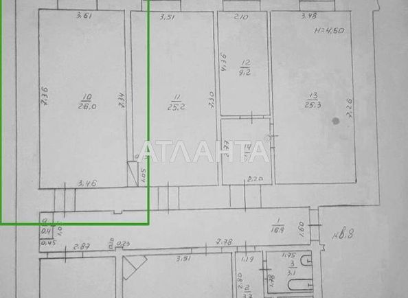Room in dormitory apartment by the address st. Koblevskaya Podbelskogo (area 26 m²) - Atlanta.ua - photo 9