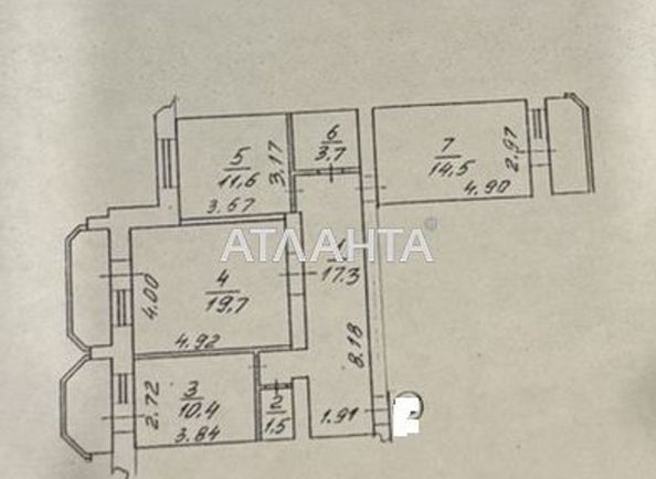 3-кімнатна квартира за адресою вул. Академіка Вільямса (площа 91 м²) - Atlanta.ua - фото 21
