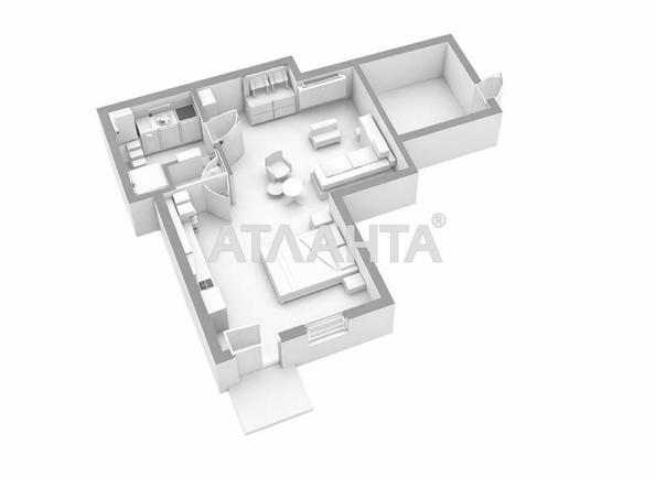 1-кімнатна квартира за адресою вул. Дачна (площа 31,5 м²) - Atlanta.ua - фото 3