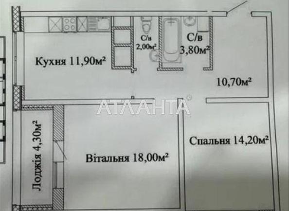 2-комнатная квартира по адресу ул. Варненская (площадь 65 м²) - Atlanta.ua - фото 2