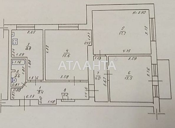 3-кімнатна квартира за адресою вул. Середня (площа 73 м²) - Atlanta.ua - фото 16