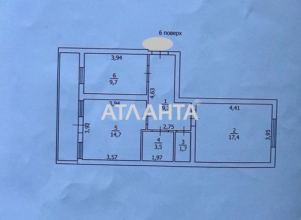 2-комнатная квартира по адресу ул. Цветаева ген. (площадь 61 м²) - Atlanta.ua - фото 25