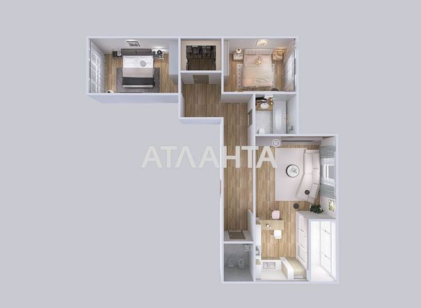 2-комнатная квартира по адресу ул. Тираспольская (площадь 90,5 м²) - Atlanta.ua - фото 20
