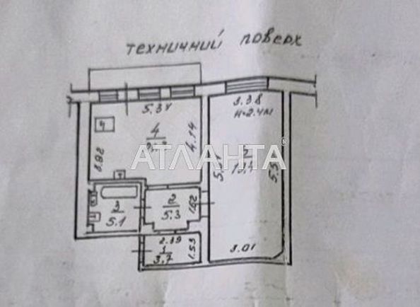 1-кімнатна квартира за адресою вул. Бабаджаняна марш. (площа 60,9 м²) - Atlanta.ua - фото 4