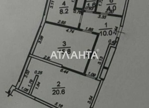 2-комнатная квартира по адресу ул. Каманина (площадь 62 м²) - Atlanta.ua - фото 13