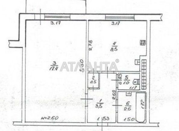 1-room apartment apartment by the address st. Nezavisimosti Plieva (area 37 m²) - Atlanta.ua - photo 12
